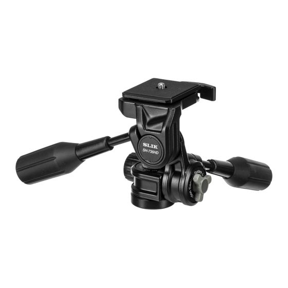 SLIK SH-736HD Operating Instructions