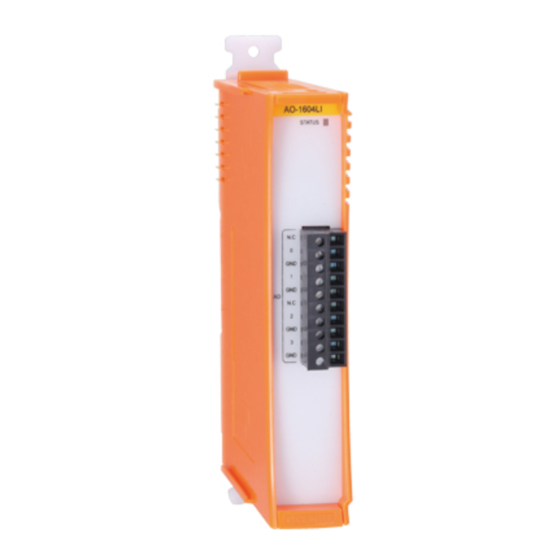 Contec CPS-AO-1604LI Hardware Manual