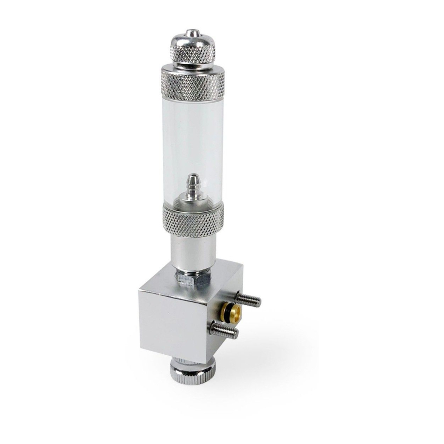 SR Aquaristik Dual Stage CO2 REGULATOR Assembly Instruction Manual