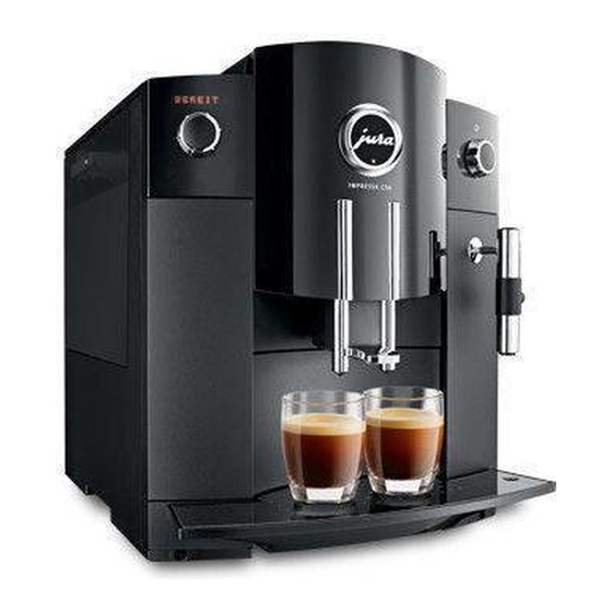 JURA IMPRESSA C50 QUICK REFERENCE MANUAL Pdf Download ManualsLib