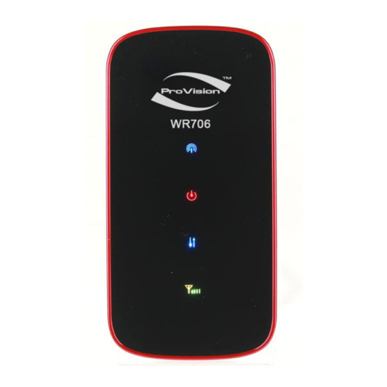Provision WR706 Manuals