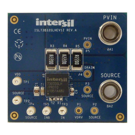 Intersil ISL73033SLHEV1Z User Manual