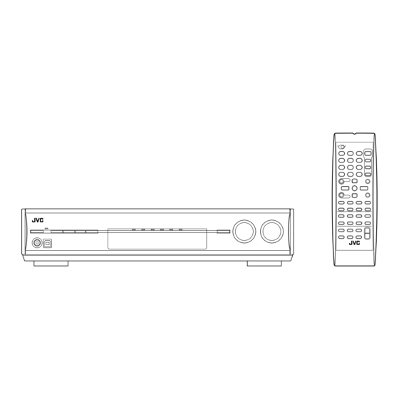 JVC RX-D201SAB Instructions Manual