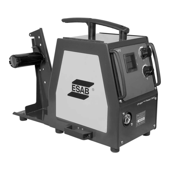 ESAB Origo Feed 302 P1 User Manual And Spare Parts