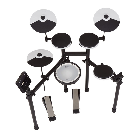 Roland V-Drums TD-02KV Setup Manual