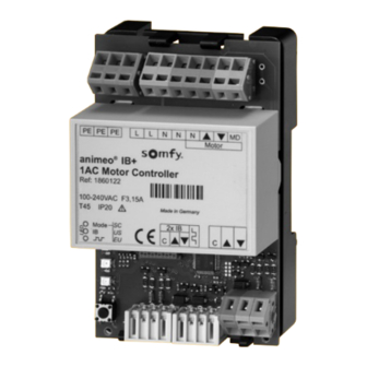 SOMFY animeo IB+ Installation Manual