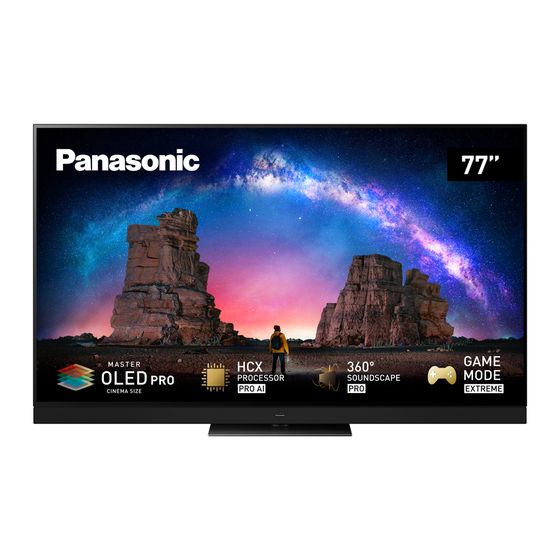 Panasonic TX-77MZ2000B Operating Instructions Manual