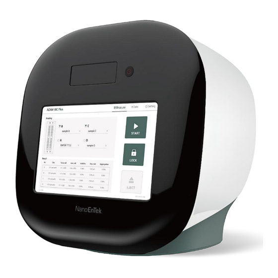 NanoEnTek ADAM MC Plus User Manual