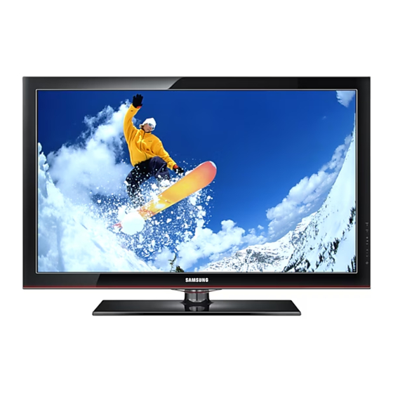 Samsung ps42c450b1m Quick Start Manual