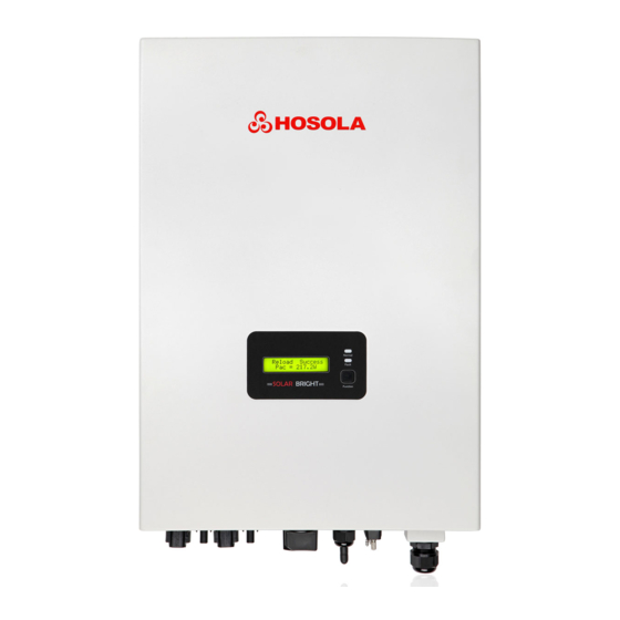 Hosola Bright series Manuals