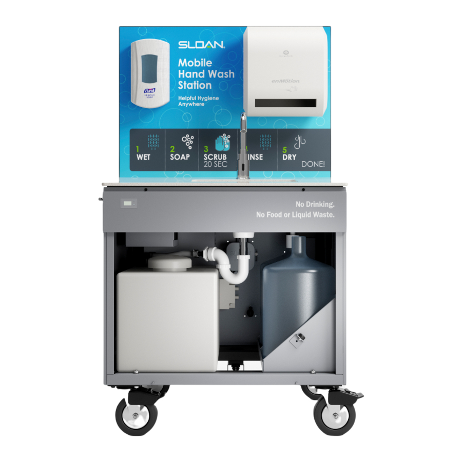 Sloan MH-2000 Installation And Operation Instructions Manual