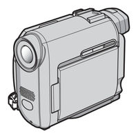 Sony Handycam DCR-HC20E Operation Manual