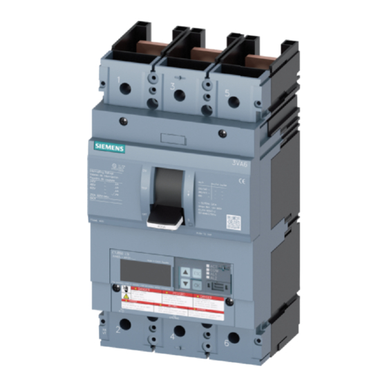 Siemens 3VA64 Series Manual
