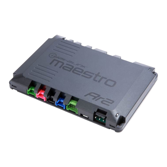 iDataLink maestroRR Install Manual