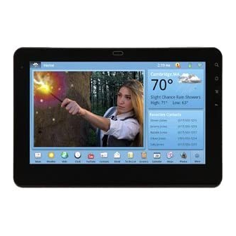 ViewSonic G Tablet User Manual