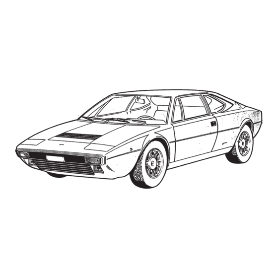 Ferrari Dino 308 GT4 Workshop Manual