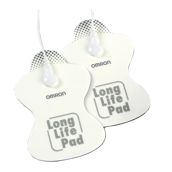 Omron PM400 Pocket Pain Pro Tens Unit & PMLLPAD ElectroTHERAPY Long Life  Pads 