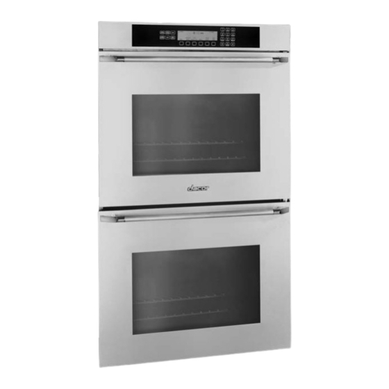 Dacor Discovery Wall Ovens Cooking Manual