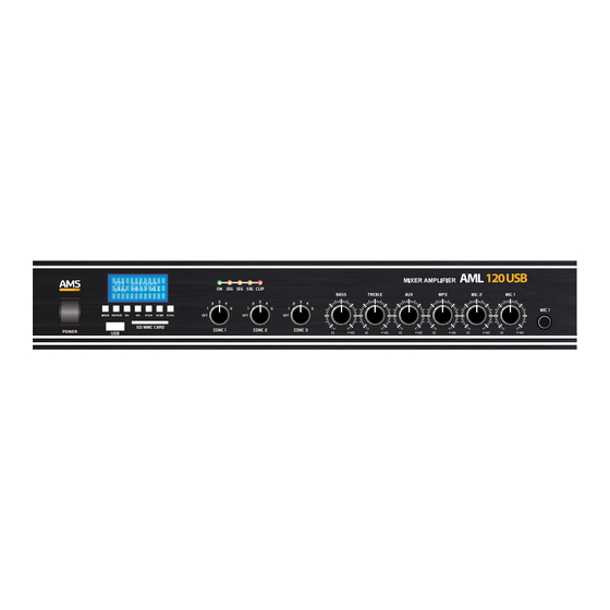 AMS AML 120 USB User Manual