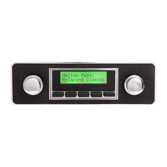 Classic Car Stereo CR017 Classic 200 User Manual