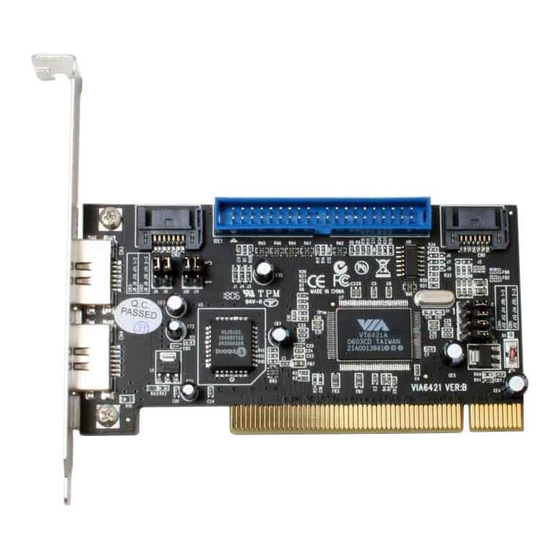 Rosewill SATA+Ultra ATA Raid Controller RC212 User Manual