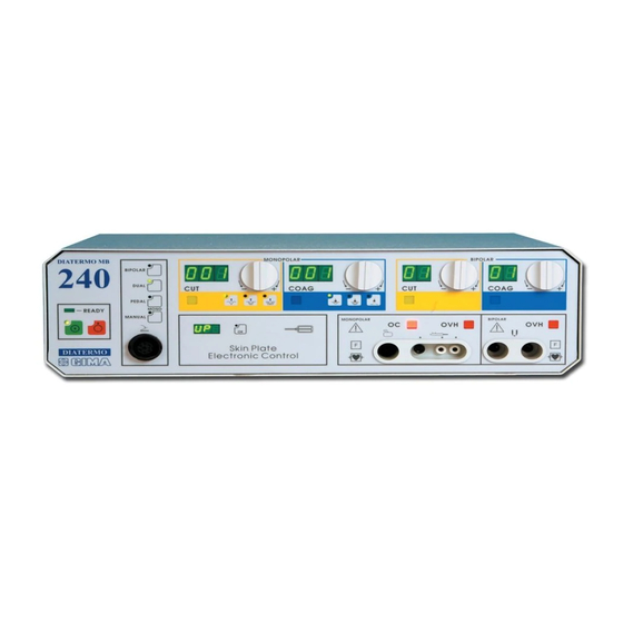Gima Diatermo MB 240 Instruction Manual