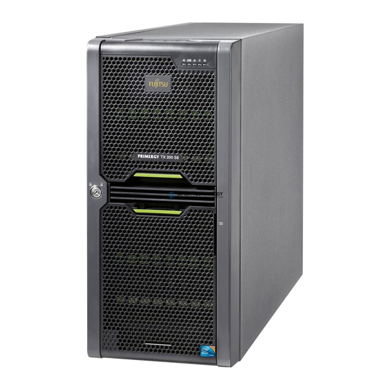 Fujitsu PRIMERGY TX200 S6 Service Supplement Manual