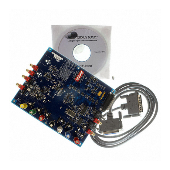Cirrus Logic CDB4271 Instruction Manual