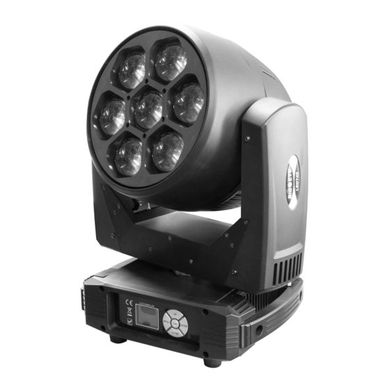 Flash 7X40W BIG EYE PRO User Manual