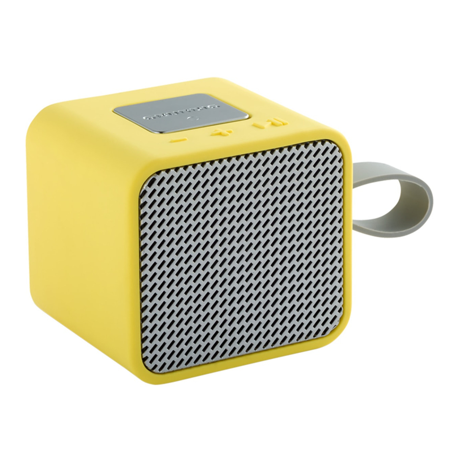 Grundig GSB 710 - Portable Bluetooth Speaker Quick Start Guide