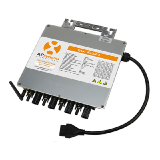 APsystems YC1000-3-NA Quick Installation Manual