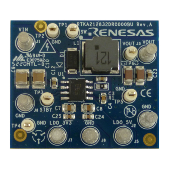 Renesas RTKA212832DR0000BU Manuals