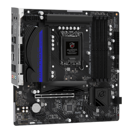 ASROCK B760M PG RIPTIDE User Manual