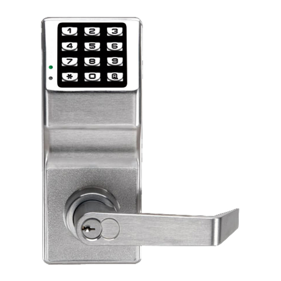Alarm Lock DL 2700 Parts List