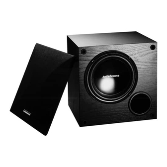 AudioSource MCSW 1 Owner's Manual