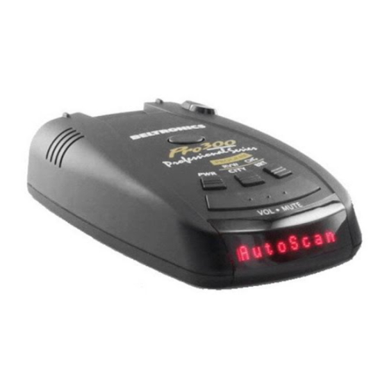 Beltronics Ultimate Pro 300 Owner's Manual