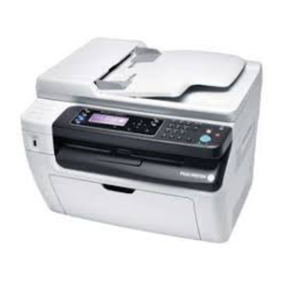 User Manuals: Fuji Xerox DocuPrint M105 f Printer