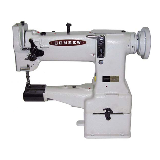 Consew 227r-2 Operation And Parts Manual