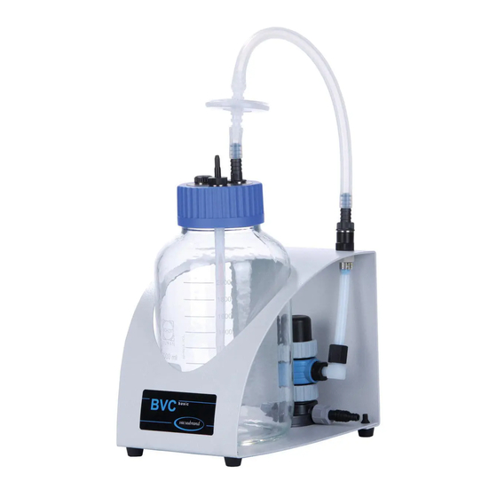 vacuubrand BVC basic Instructions For Use Manual