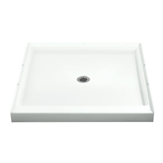 Sterling Plumbing Shower Receptor 72151100 Specification Sheet