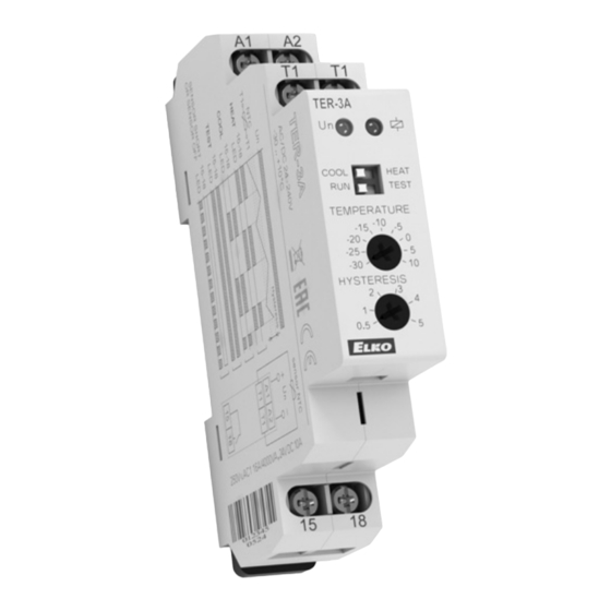 Elko TER-3 Series Manual