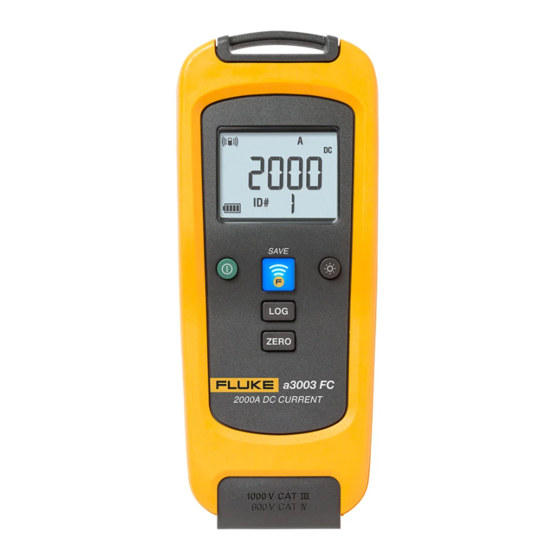 Fluke a3003 FC Calibration Manual