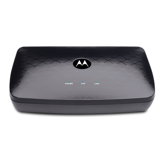 Motorola MoCA MM1025 Quick Start Manual