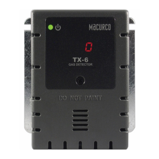 Macurco TX-6-AM User Instructions