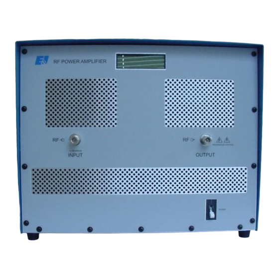 E&I 1140LA RF Power Amplifier Manuals