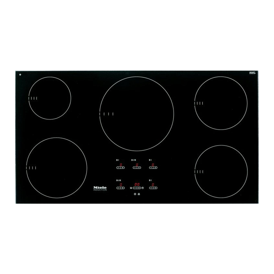 Miele KM 5987 Operating And Installation Instructions