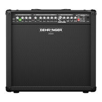 Behringer Virtube VT100FXH Quick Start Manual