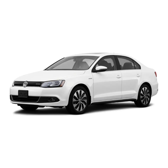 Volkswagen 2014 Jetta Hybrid Quick Start Manual