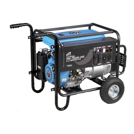 Tsurumi Pump TPG-2900H-DX Operation, Service And Repair Manual