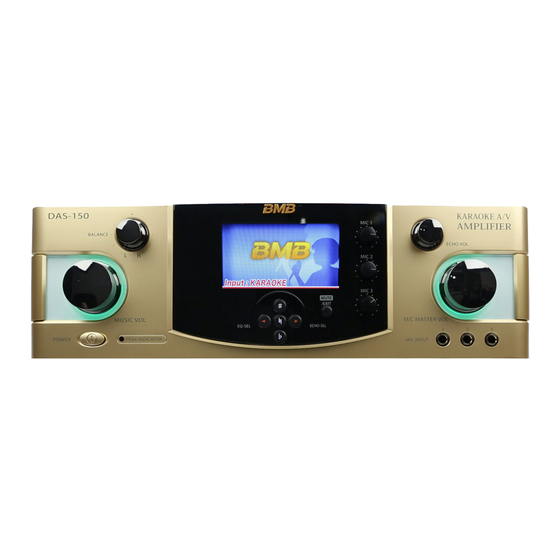 BMB DAS-150 Owner's Manual